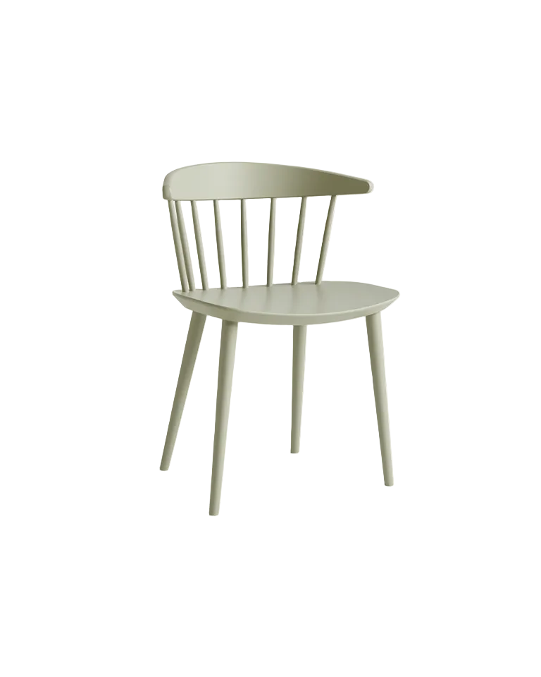 Sedia in legno J104 Hay Sage Green