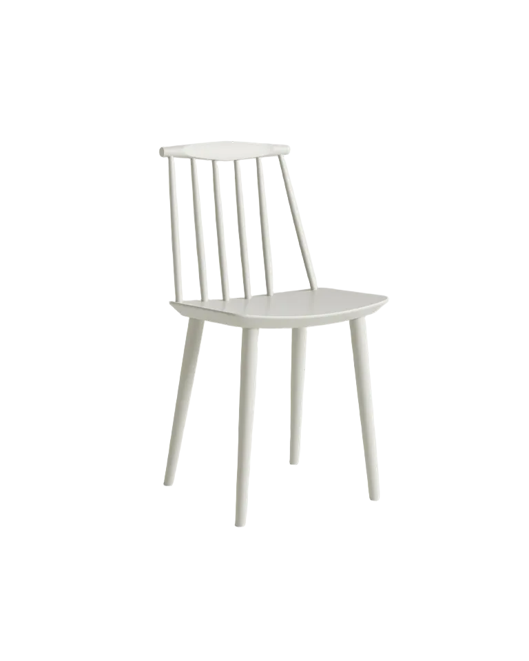 Sedia in legno J77 Hay Warm Grey