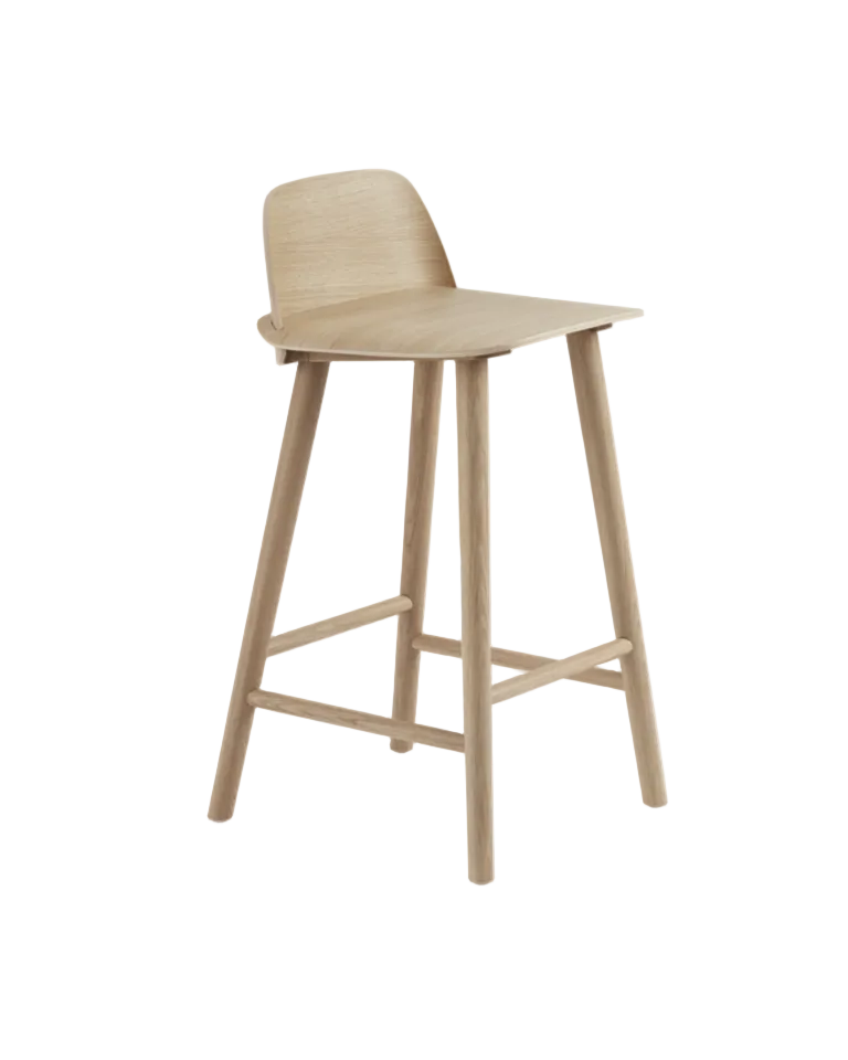 Sgabello Muuto Nerd in rovere