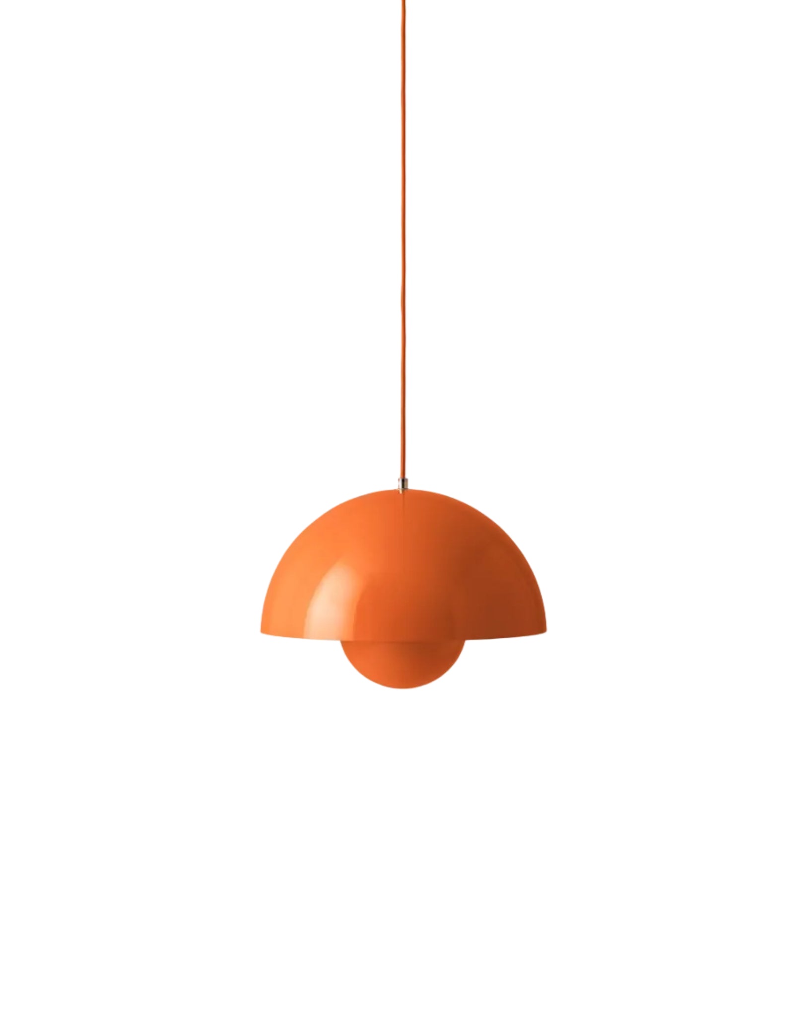 Lampada a sospensione &Tradition flowerpot VP7 Zesty Orange