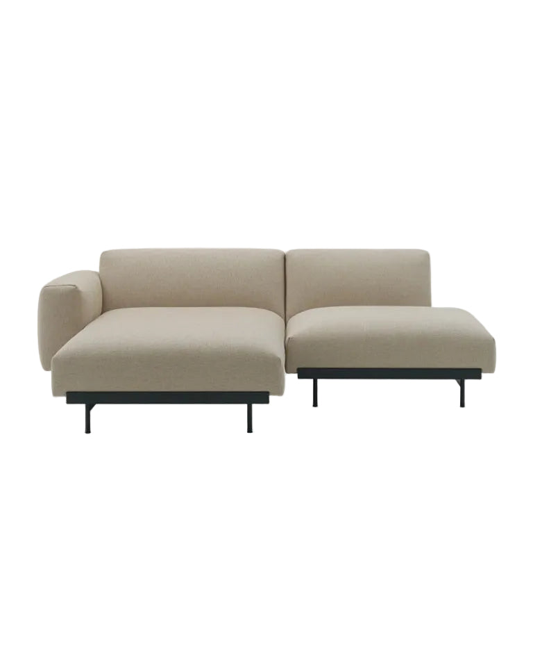 Divano modulare Muuto Insitu in tessuto Ecriture
