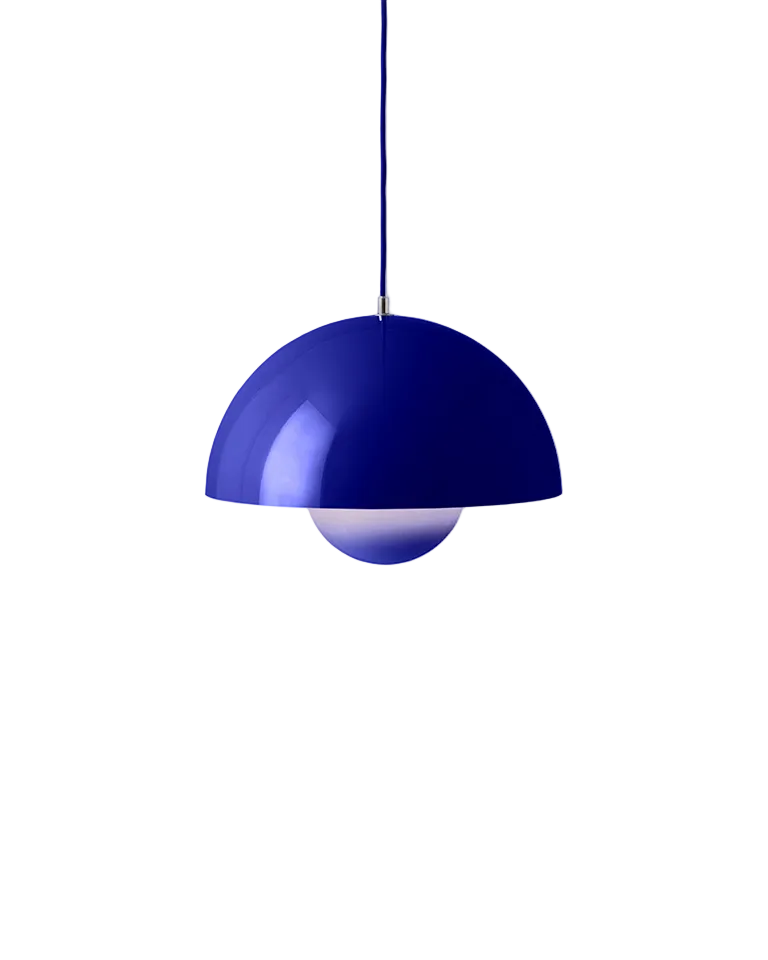 Lampada a sospensione Flowerpot VP7 &Tradition Cobalt Blue