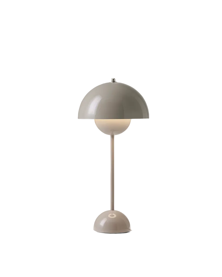 Lampada da tavolo VP3 Flowerpot Grey Beige
