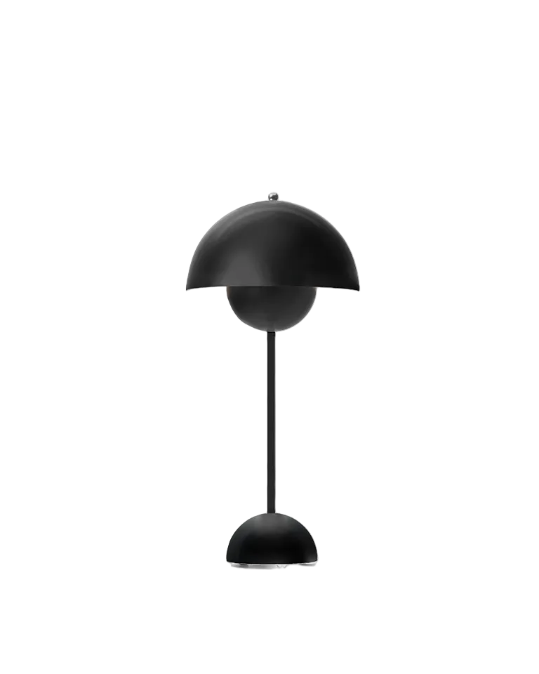 Lampada da tavolo VP3 Flowerpot Matt Black