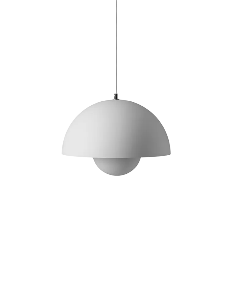 Lampada a sospensione Flowerpot VP7 &Tradition Matt light grey