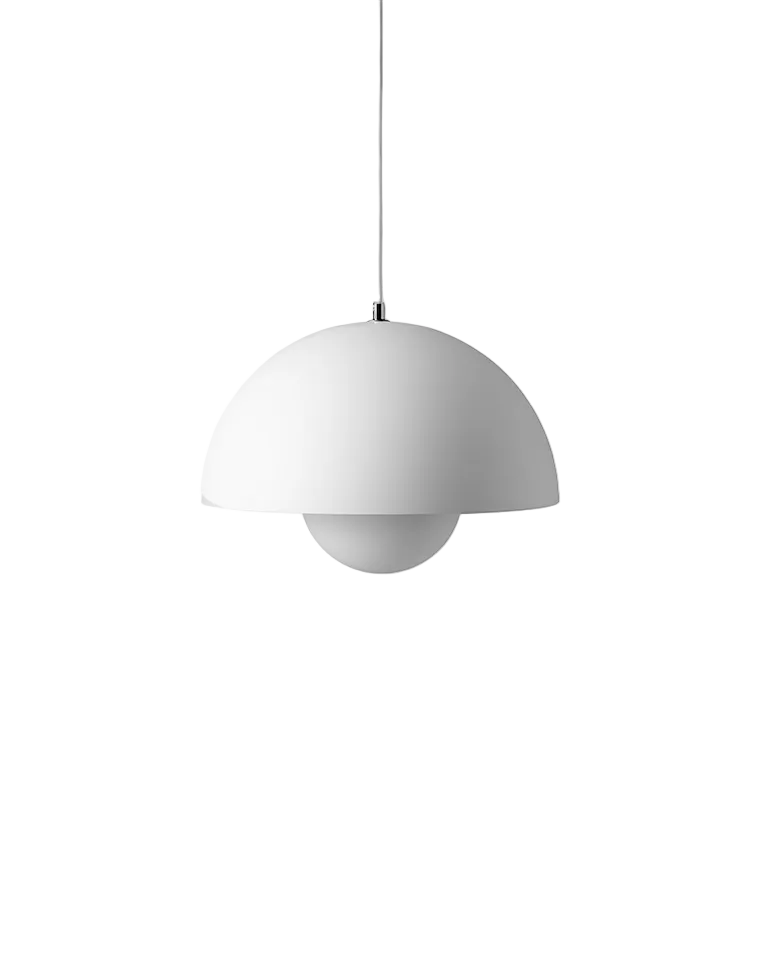 Lampada a sospensione Flowerpot VP7 &Tradition Matt White