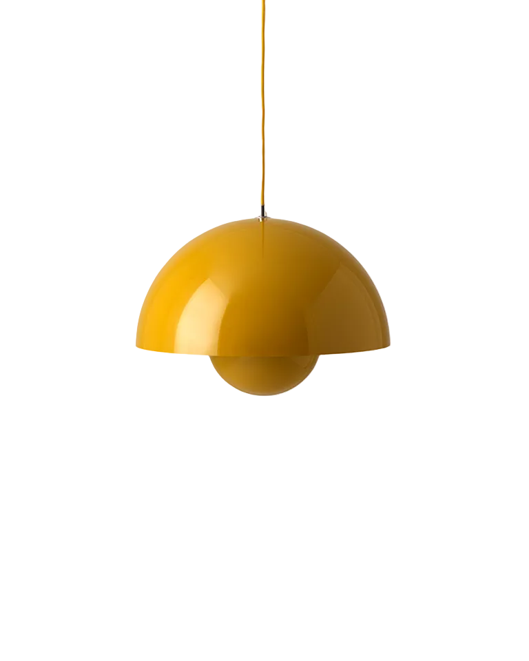 Lampada a sospensione Flowerpot VP7 &Tradition Mustard