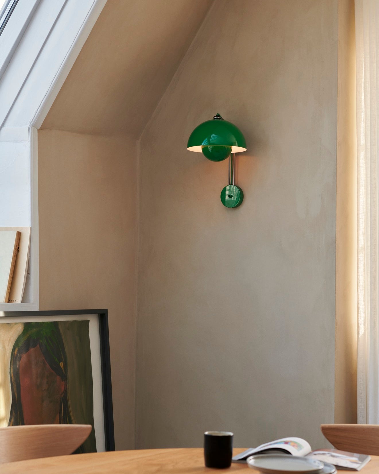 Lampada da muro &Tradition Flowerpot VP8 Signal Green