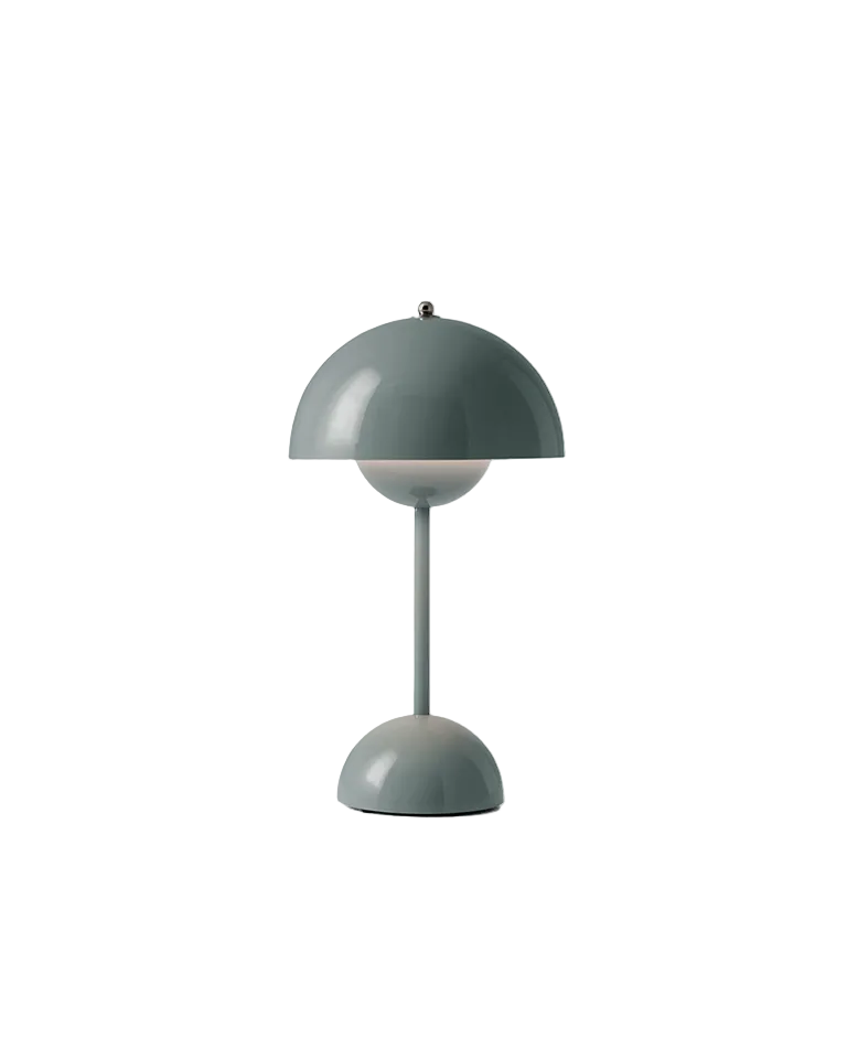 Lampada portatile Flowerpot VP9 &Tradition Stone Blue