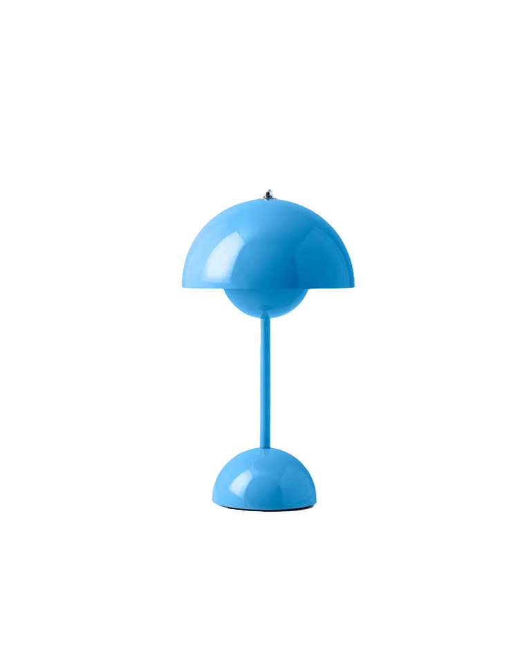 Lampada portatile Flowerpot VP9 &Tradition Swim Blue