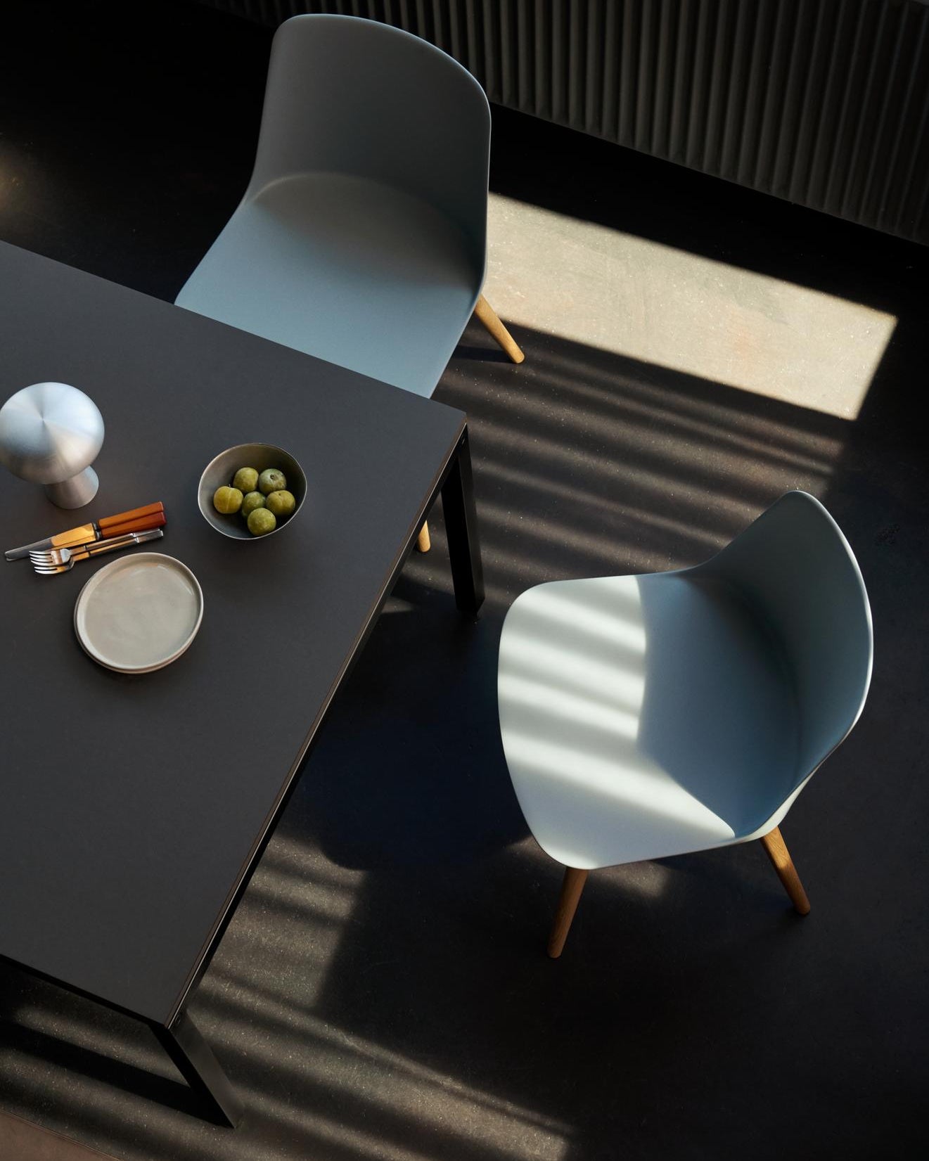 Sedia da pranzo con gambe in rovere Rely &Tradition