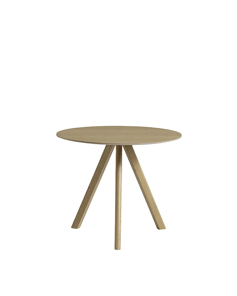 Tavolo Hay cph 20 con gambe in rovere e piano in rovere