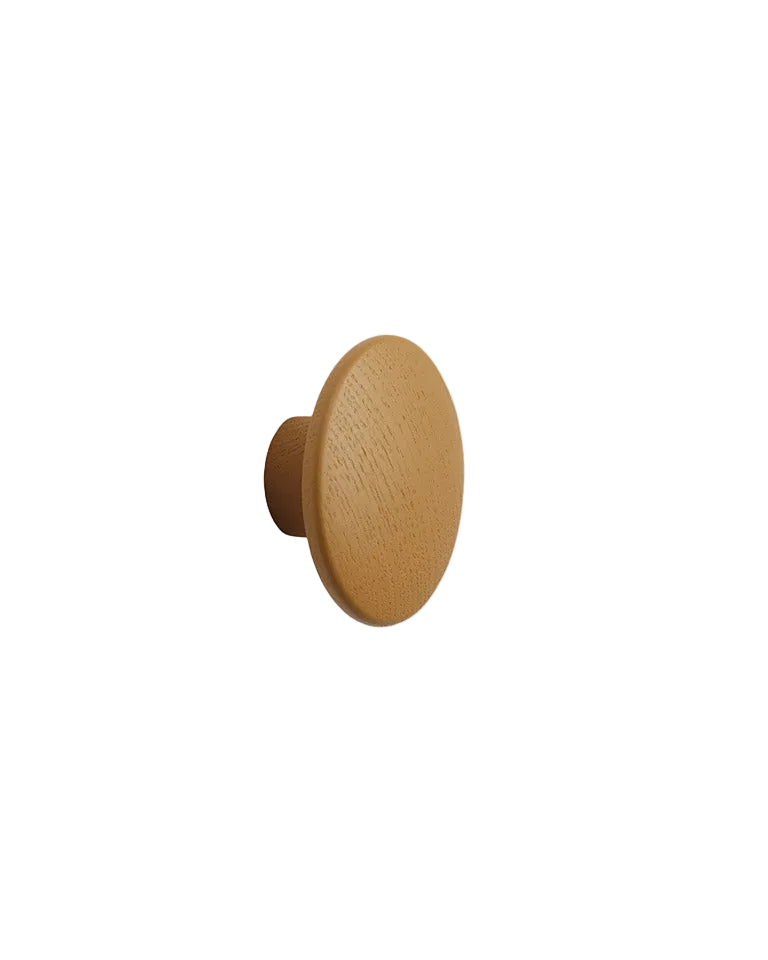 Appendiabiti Muuto The Dots Wood 6,5 cm Burnt Orange
