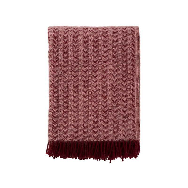 Coperta Ilse - Bordeaux/Pink