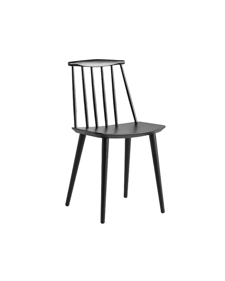 Sedia in legno J77 Hay Black