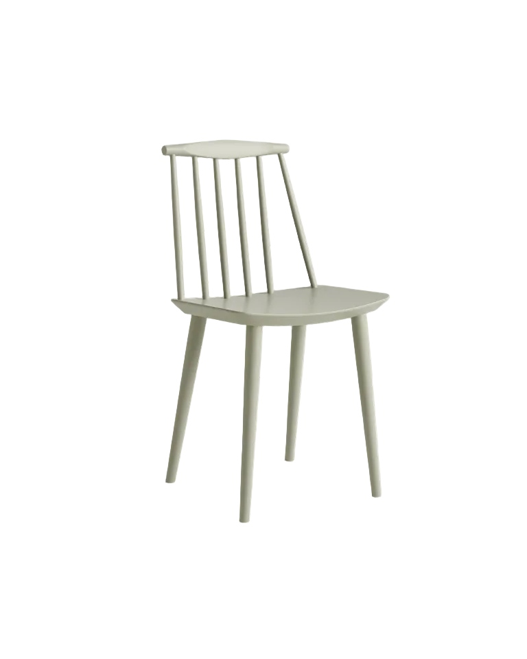 Sedia in legno J77 Hay Sage Green