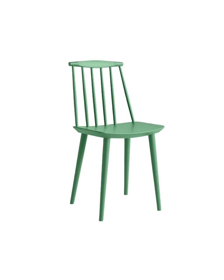 Sedia in legno J77 Hay Jade Green