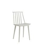Sedia in legno J77 Hay Warm Grey