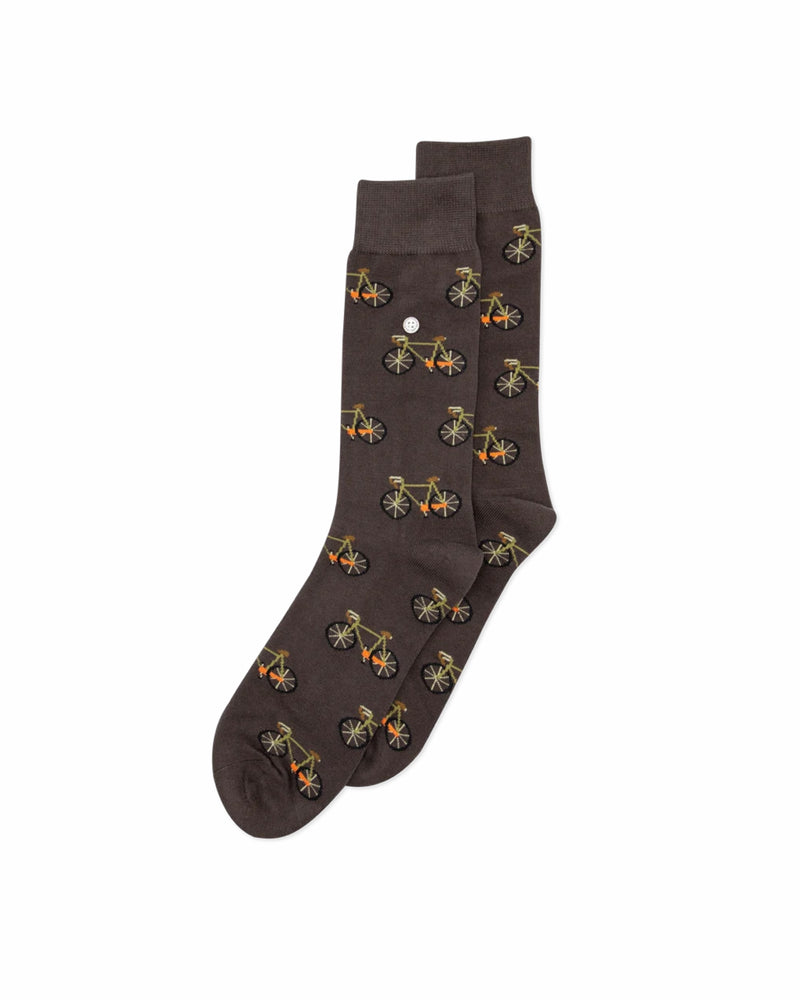 Calzini - 42-45 - Bicycles Brown