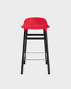 Form Barstool - Black Wood