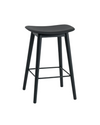 Fiber Counter Stool Wood Base - 65 cm