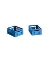 Cassettina Mini Colour Crate - Set di 2