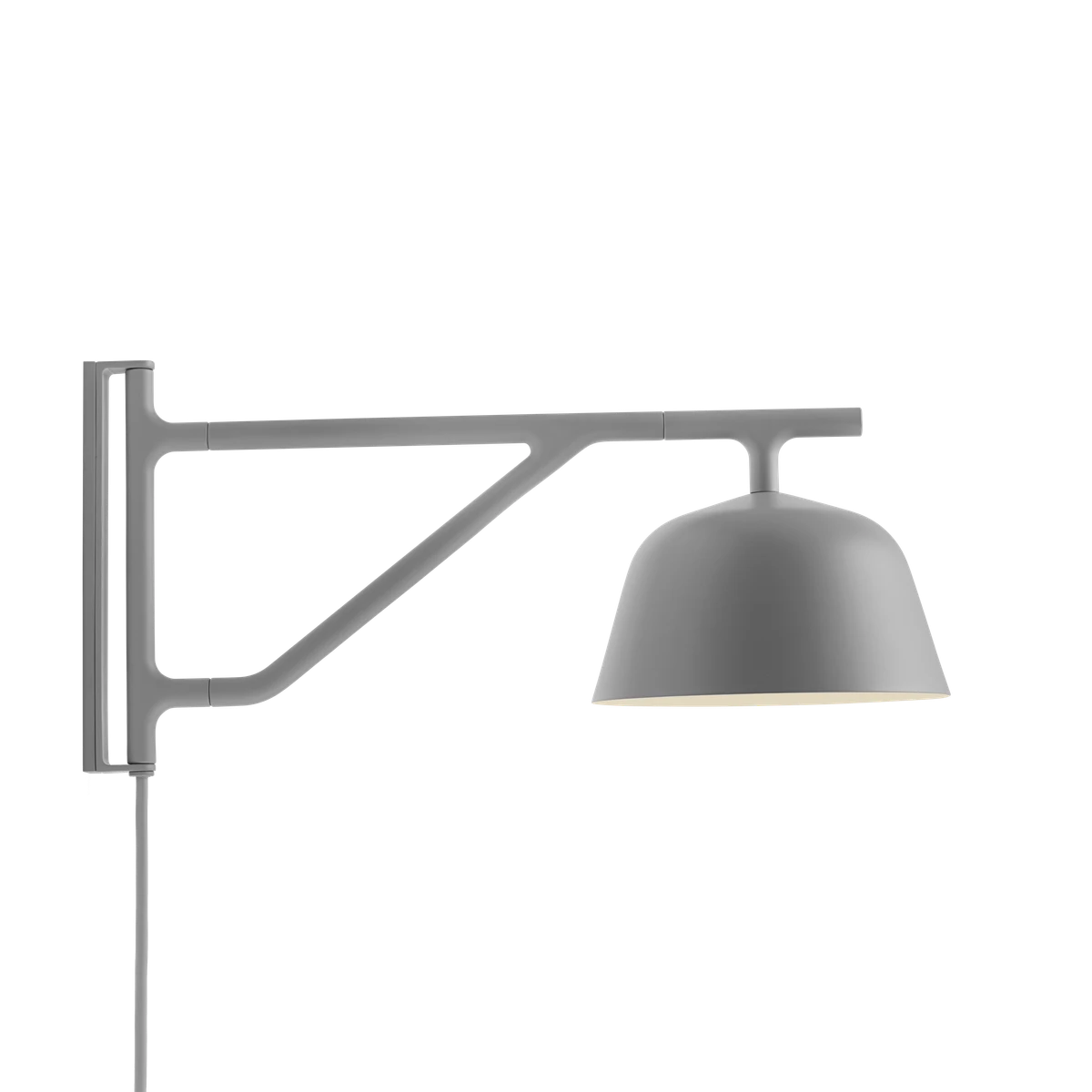 Lampada da muro Muuto Ambit Wall Lamp Grey