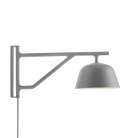 Lampada da muro Muuto Ambit Wall Lamp Grey