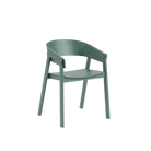 Sedia in legno Muuto Cover Armchair Green