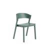Sedia in legno Muuto Cover Side Chair Green