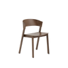 Sedia in legno Muuto Cover Side Chair Dark Stained Oak