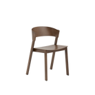 Sedia in legno Muuto Cover Side Chair Dark Stained Oak