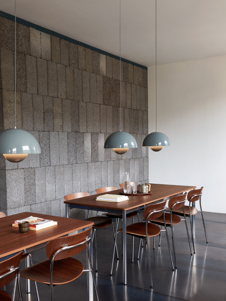 lammpada flowerpot su tavolo pavilion &tradition