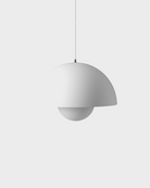Lampada a sospensione Flowerpot VP2 &Tradition Matt White