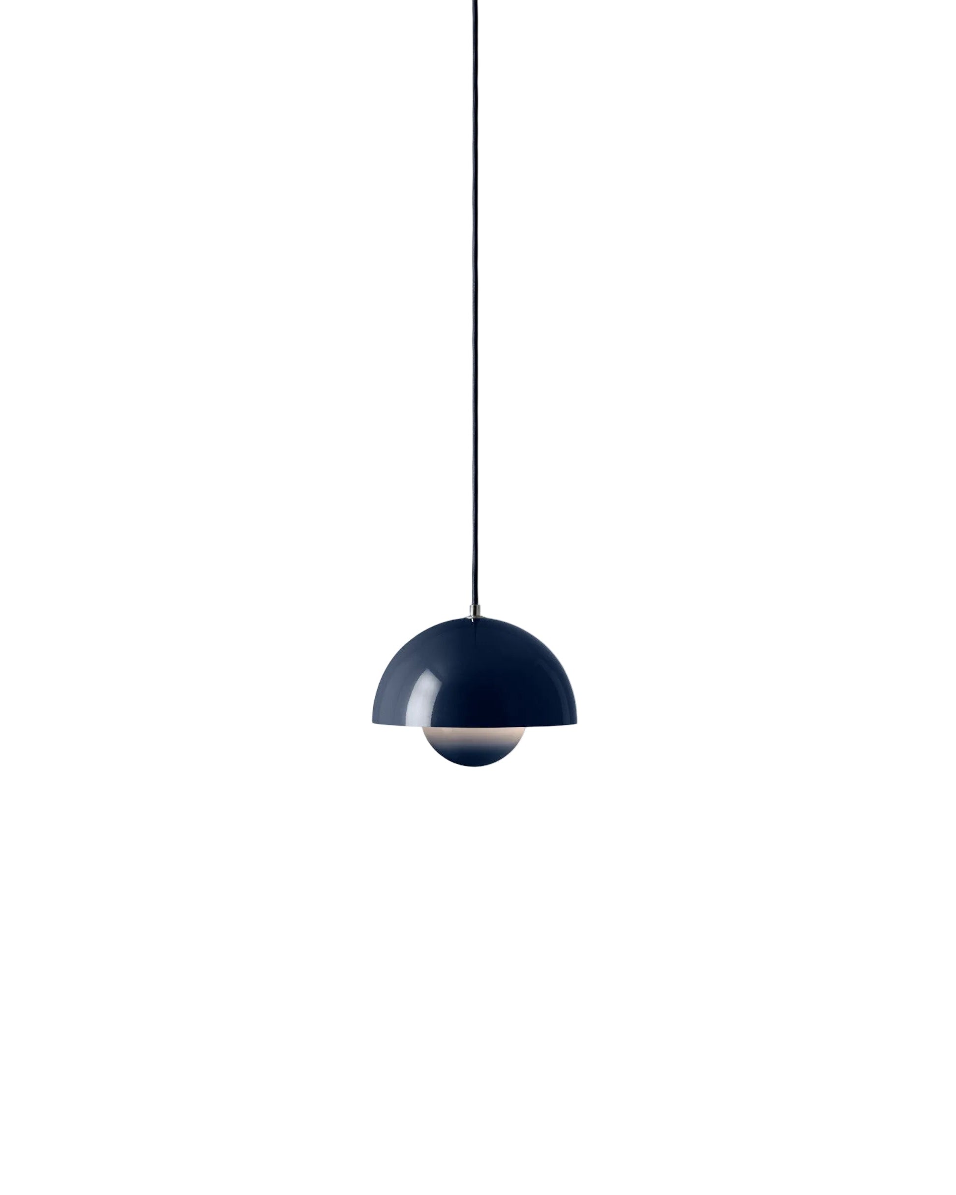 Lampada a sospensione &Tradition Flowerpot VP1 Steel Blue