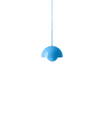 Lampada a sospensione &Tradition Flowerpot VP1 Swim Blue