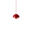 Lampada a sospensione &Tradition Flowerpot VP1 Vermilion red