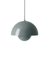 Lampada a sospensione Flowerpot VP2 &Tradition Stone Blue