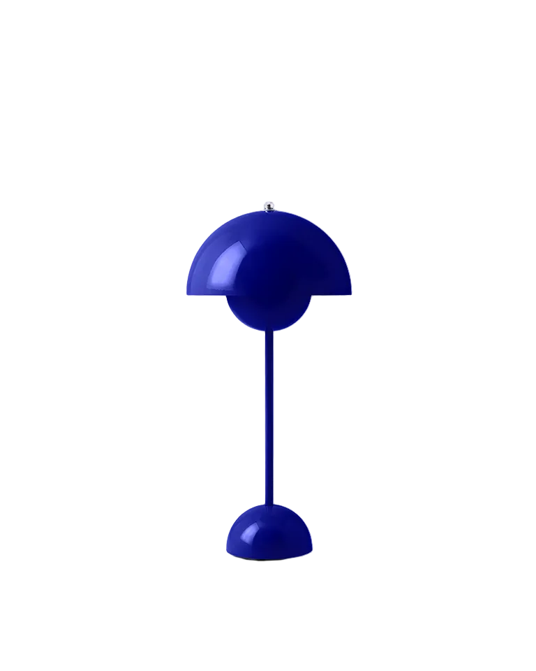 Lampada da tavolo VP3 Flowerpot Cobalt Blue