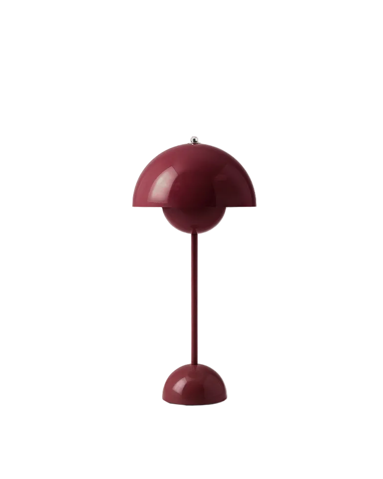 Lampada da tavolo VP3 Flowerpot Dark Plum