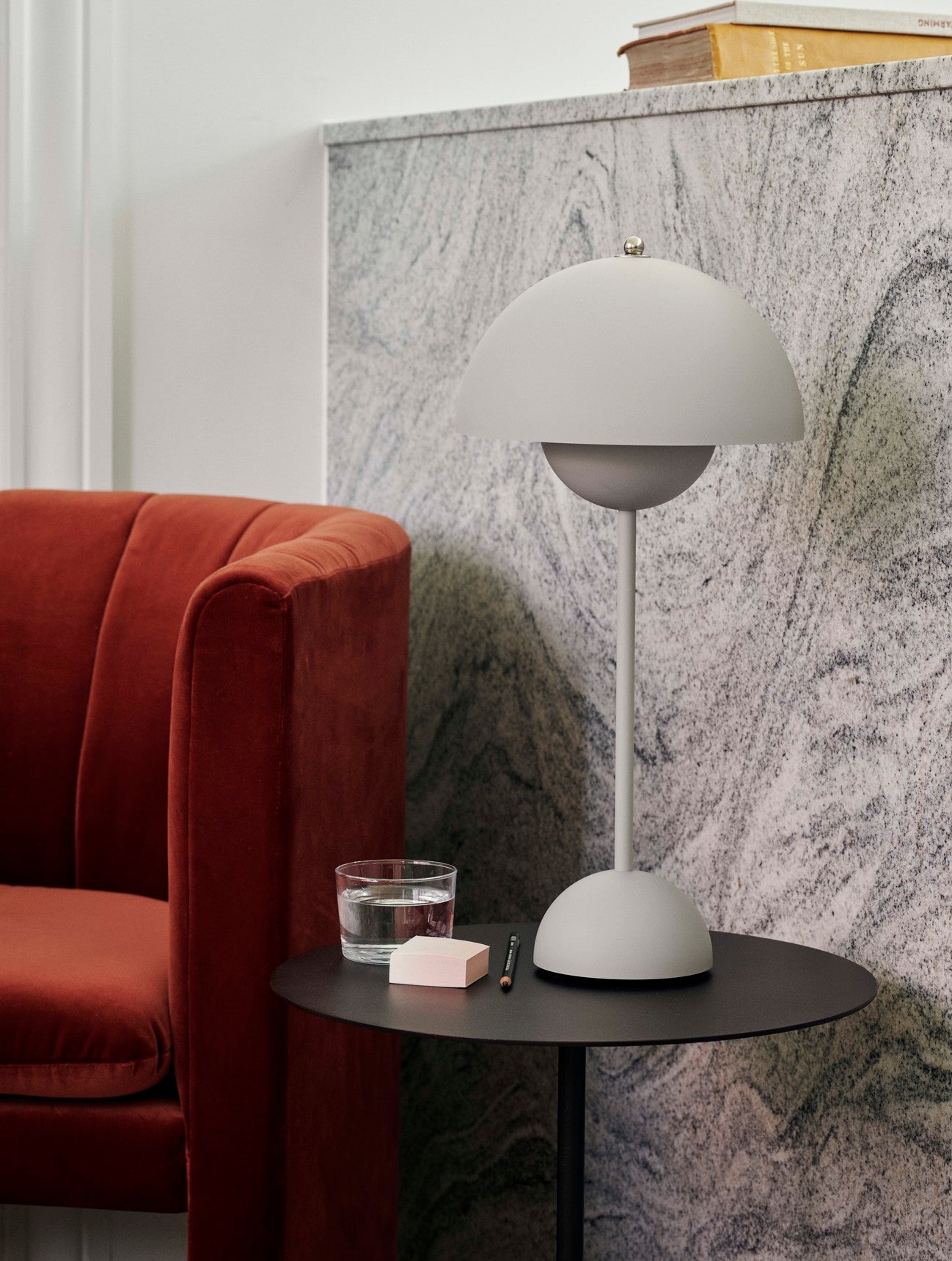 Lampada da tavolo VP3 Flowerpot Matt Grey