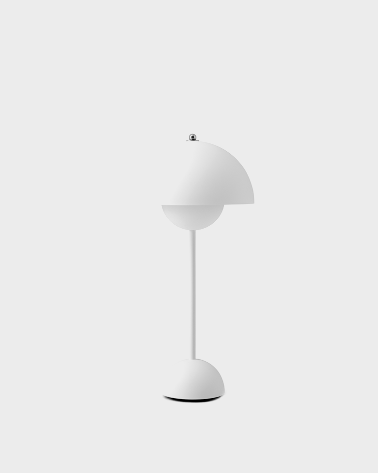 Lampada da tavolo VP3 Flowerpot Matt White