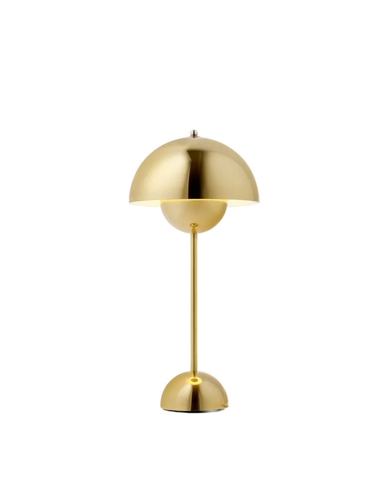Lampada da tavolo VP3 Flowerpot Polished Brass