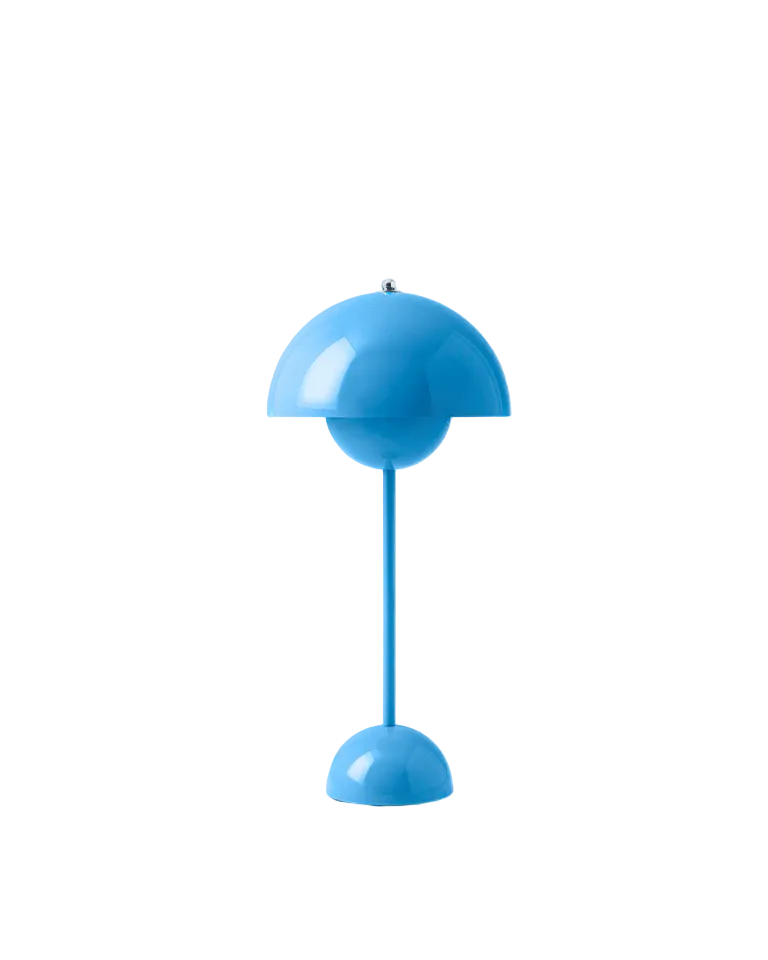 Lampada da tavolo VP3 Flowerpot Swim Blue