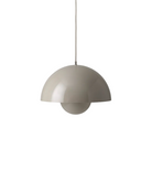 Lampada a sospensione Flowerpot VP7 &Tradition Grey Beige