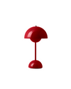 lampada portatile flowerpot in colore vermilion red