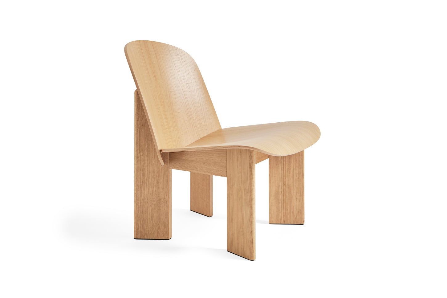 poltrona lounge in rovere chisel hay