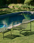 Poltrona da esterno Palissade Hay Olive with Palissade Low Table