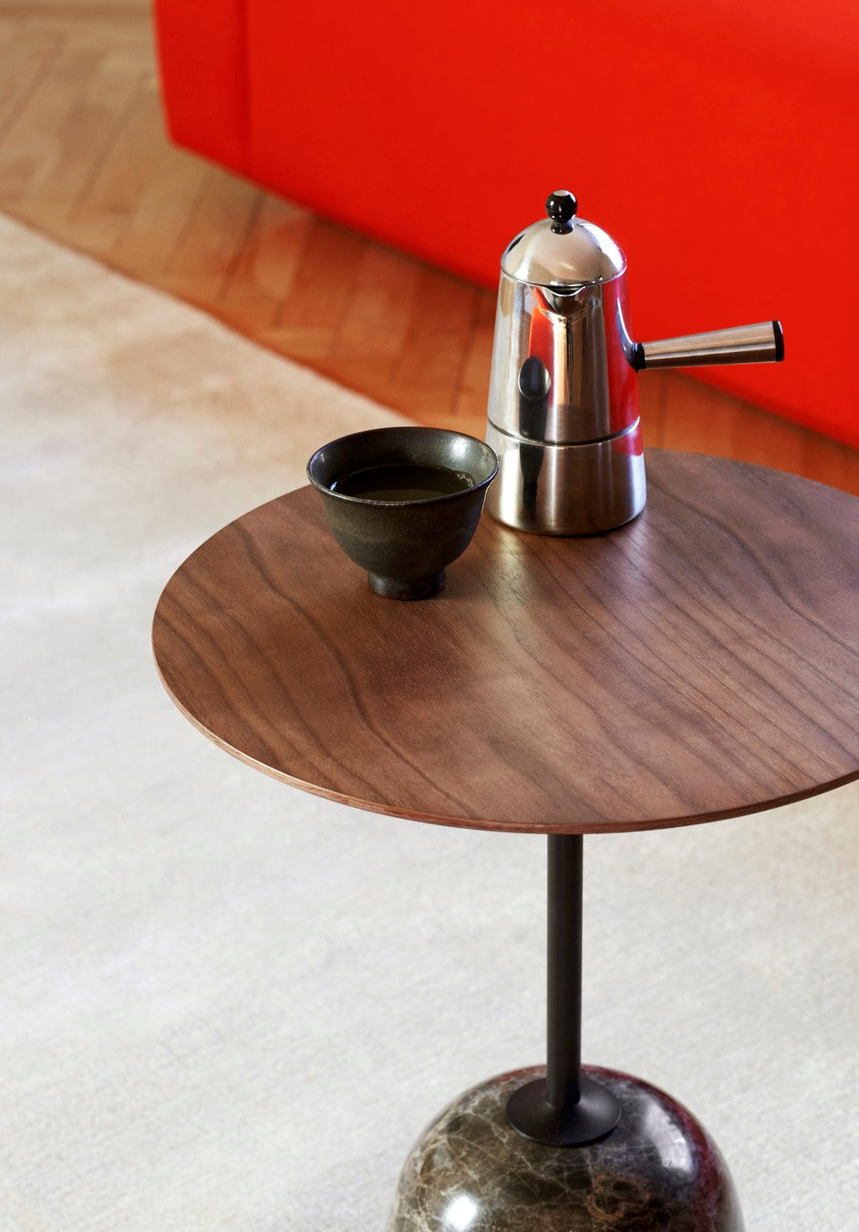 tavolino lato &tradition black marble