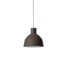 Lampada a sospensione in silicone Unfold Muuto Dark Brown